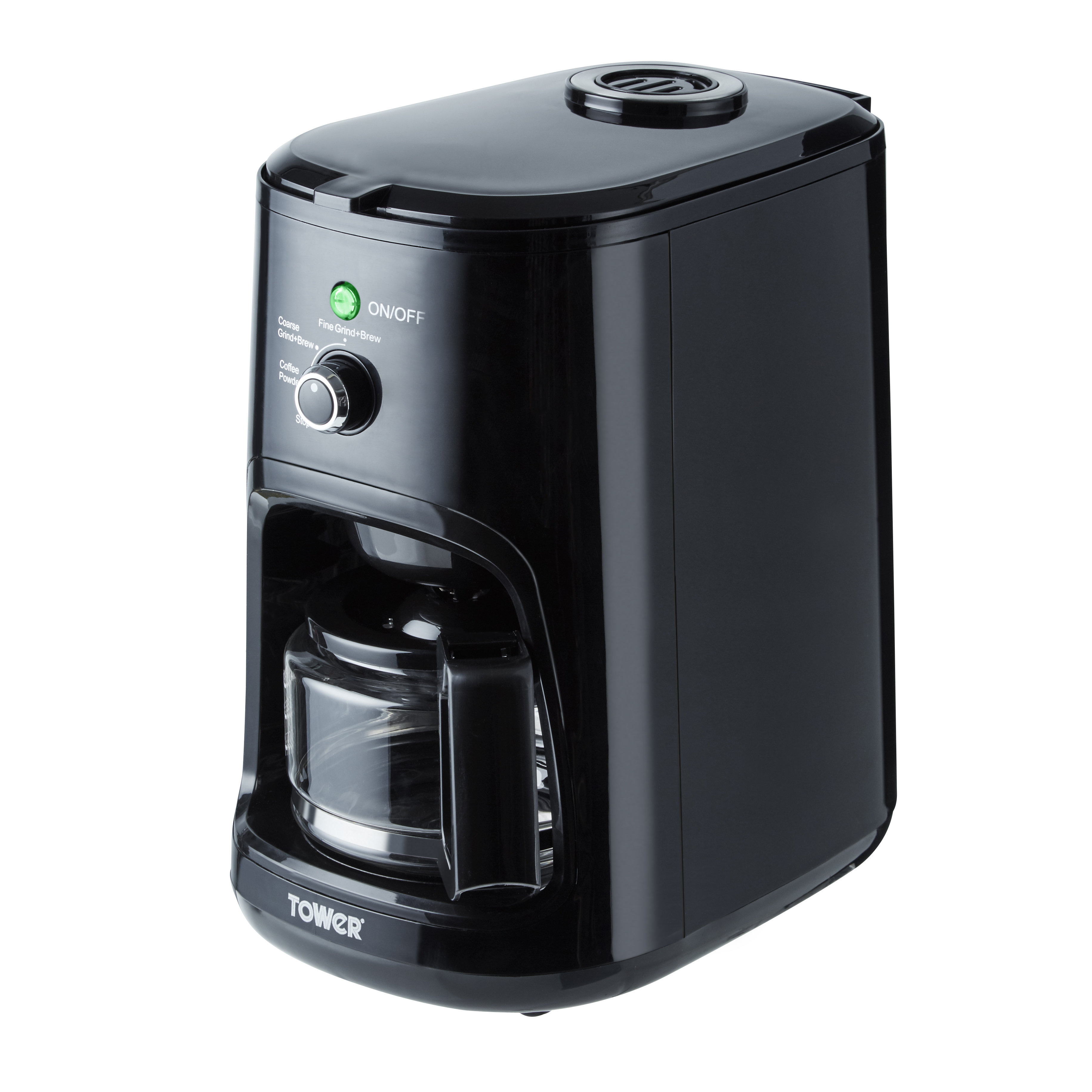 Bean to cup outlet filter coffee machine