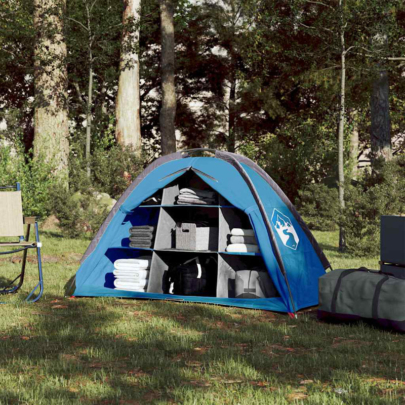 Vidaxl Storage Tent 9 Compartments Blue Waterproof, Blue