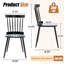 Chaise de salle à manger Windsor avec pieds en métal-933354099