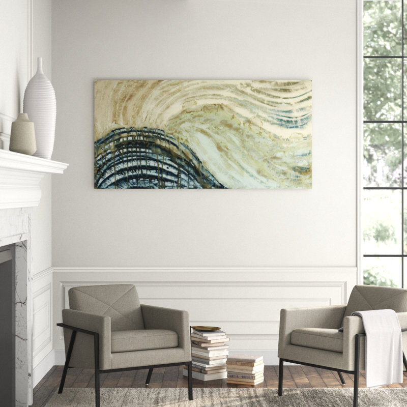 Into The Blue Print by Blakely Bering, 36" H x 72" W x 1.5" D, Plexi