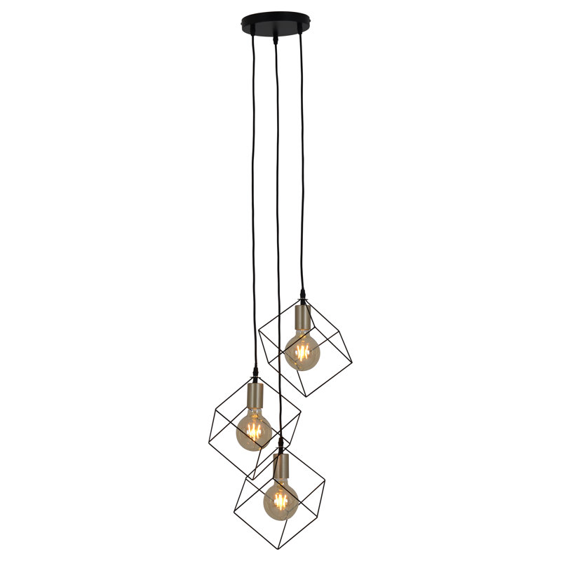 Ramon 1 - Light Black Cluster Pendant