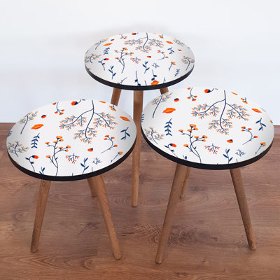 Tables gigognes 3 pieds Bartz