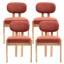 Chaise rembourrée en bois massif Inelda-137758535-137758555