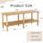 Modern 2-Tier TV Stand for Living Room Furniture,Rectangular Centre Table with Open Storage Shelf,Rounded Rubberwood legs,Stable and Durable,Easy Assembly-1851174260