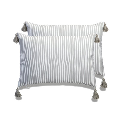 My Cottage Living Outdoor Tassels Outdoor Throw Pillow