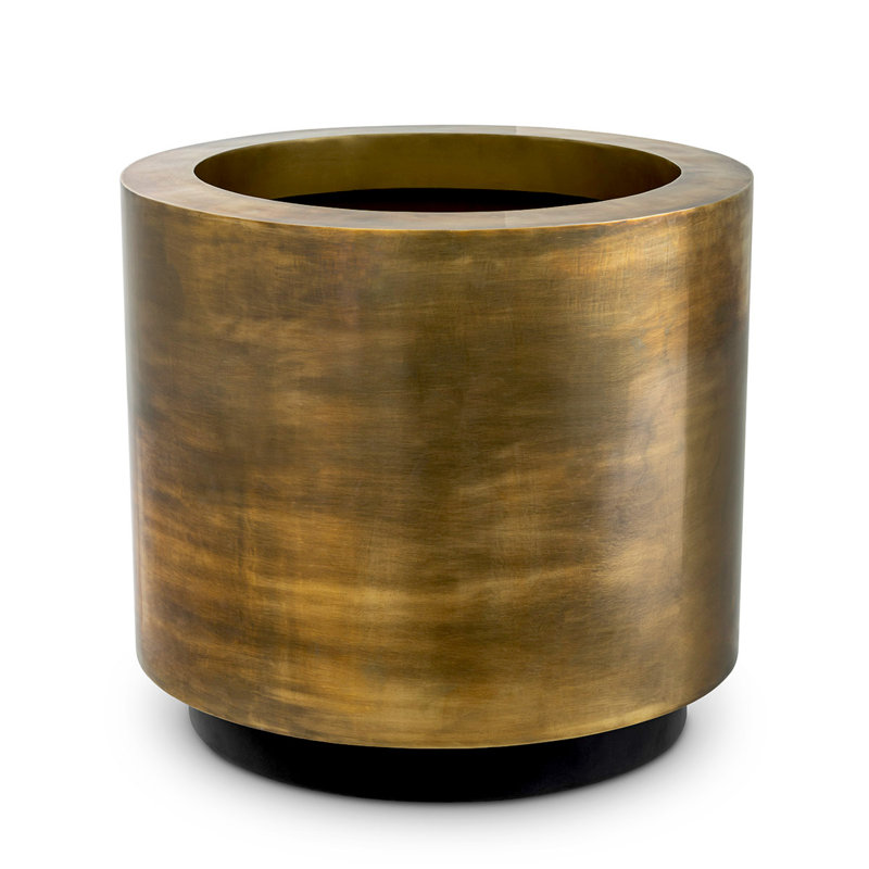 Jasper Handmade Metal Planter, 21.46" H x 23.43" W x 23.43" D