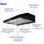 Vesta Atlanta 860cfm 30'' Black Stainless Steel Under Cabinet Range Hood 