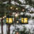 5'' Battery Powered Outdoor Hanging Light