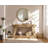 60" Farmhouse Console table with drawers and A-Shaped Base Sofa Table For Hallway, Entryway, Living Room-329419814
