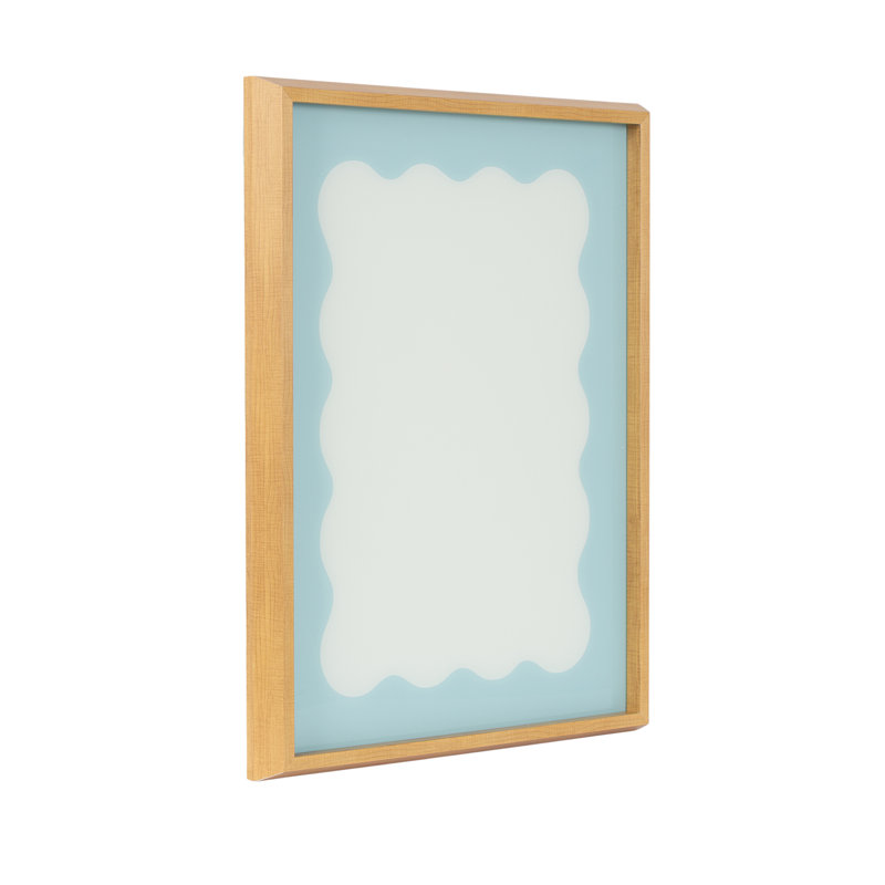 «Parisien Blue Wavy Border» par The Creative Bunch Studio