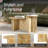 Round Nesting Coffee Table 2pc Set - Burl