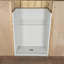 Ensemble de douche 60 "x 32" avec parois de douche et base de douche à coller-122501975