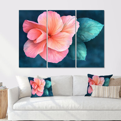 Adalet - Geraniums Wall Art Print Set
