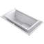 Sok® 75" x 41" Dop In Combination Acrylic Bathtub with Heater-1516811017