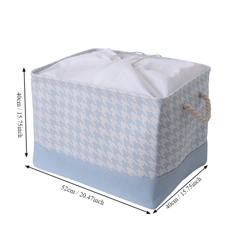 Boîte de rangement pour vêtements en tissu Hokku Designs