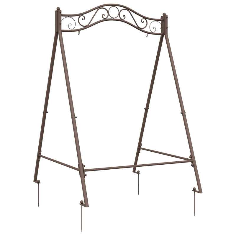 Porch Swing with Canopy, Antique Brown