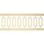 94 1/2"L Ashford Scalloped Panel Traditional Wainscot Panelling Kit