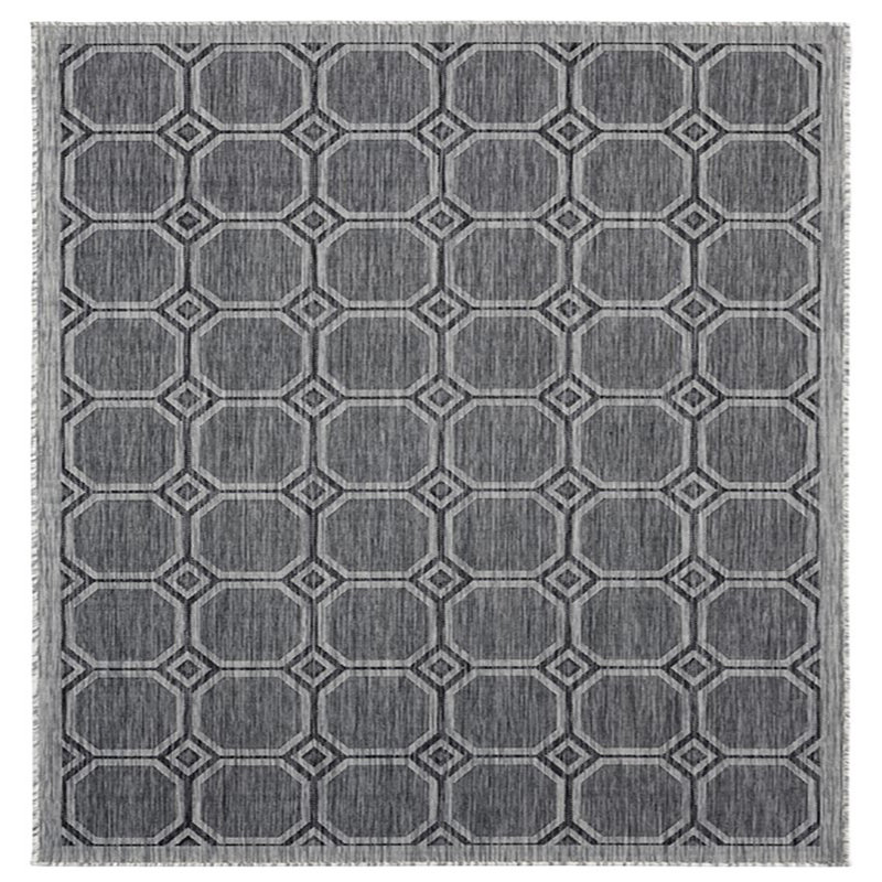 Rectangle noir Augusta Balos de United Weaver, Rectangle 7 pi 10 po x 10 pi 6 po