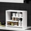 Tablette murale moderne, blanche, 19,1 po x 15,7 po x 8,4 po | 100% panneau de particules enduit de mélamine, épaisseur: 0,7 pouce | Solution de rangement élégante pour la maison ou le bureau, design épuré, peu encombrant et durable-102349805