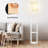 Emonnie 62.9" Column Floor Lamp with Shelves, Real Solid Wood and Bulb Included-1709860208