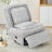 360° Swivel Recliner Chair With Adjustable Backrest and Footrest-1587457783