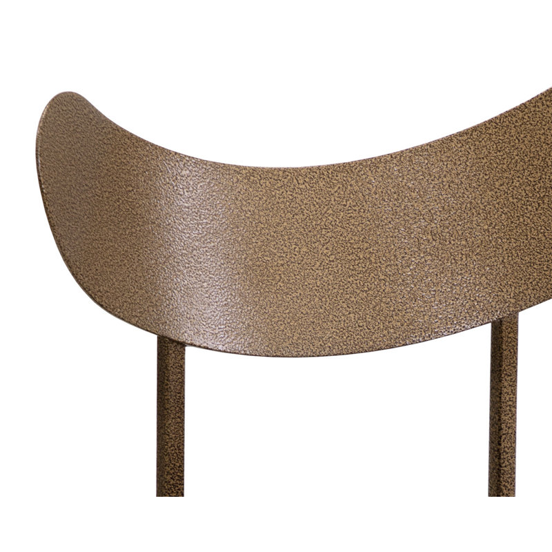 Bryton DINING CHAIR - Black, Black/Antique Brass