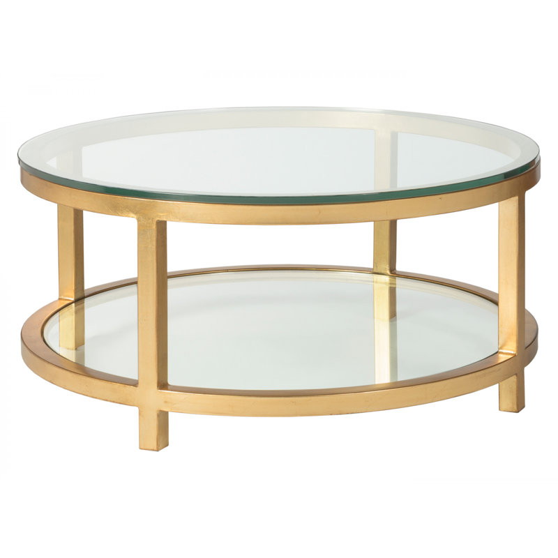 Table basse en métal Designs Per Se, Feuille d'or