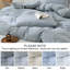 Ensemble de housse de couette 100% coton lavé, motif à carreaux classique, literie douce et respirante avec double fermeture à glissière cachée et taies d'oreiller enveloppantes-122817773-122817770