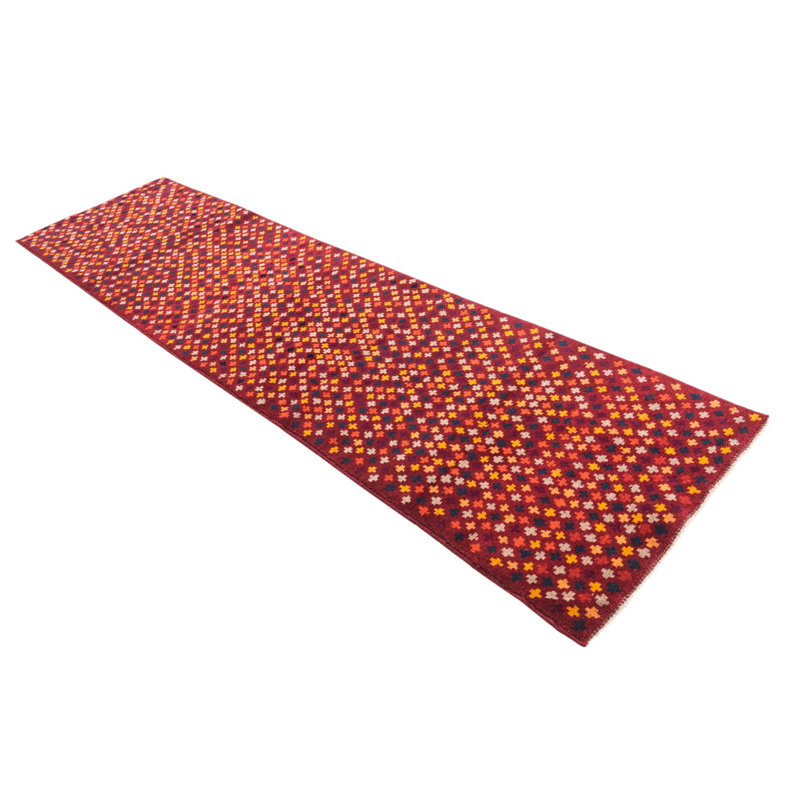 Tapis de couloir rouge Neela