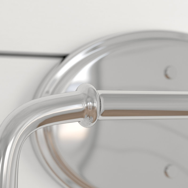 Éclairage pour salle de bain 2 lumières Matthew, Nickel poli