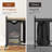 Laundry Hamper with Wheels, Home Freestanding Laundry Basket with Removable Bags and Storage Platform-768207236