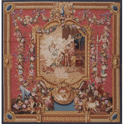 Aubusson Hand Woven Wool Tapestry