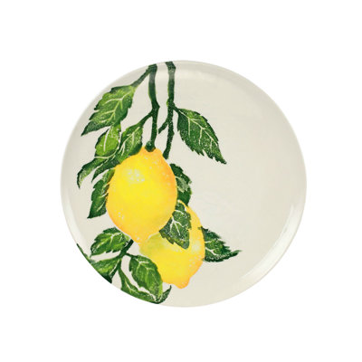 Limoni Handmade Terra Bianca Dinner Plate