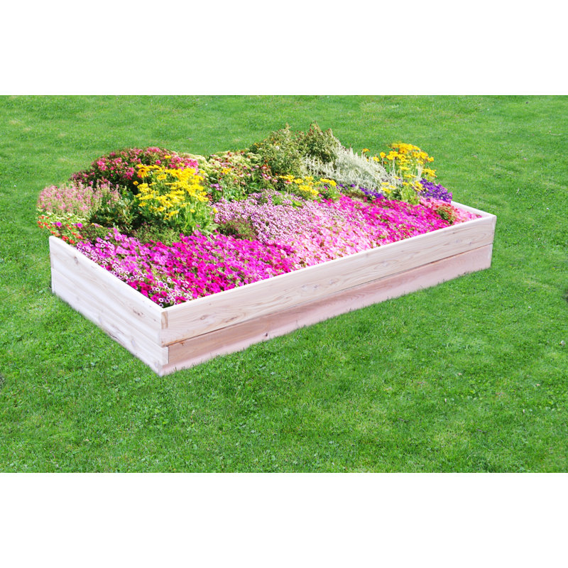 Buckingham Wood Raised Garden Bed, Unfinished