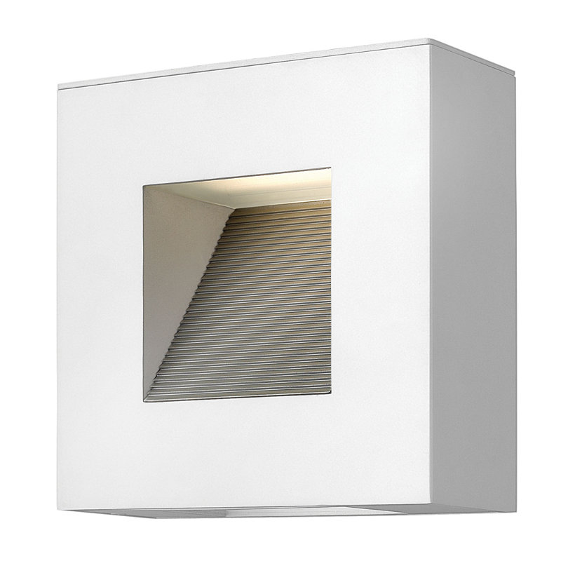 Atlantis 2-Light Outdoor Flush Mount, Bronze, LED