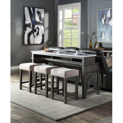 Jurjan 3 - Person Counter Height Dining Set