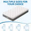 Chaudri 30cm Medium Gel Memory Foam Pocket Sprung 2000 Mattress-113021741