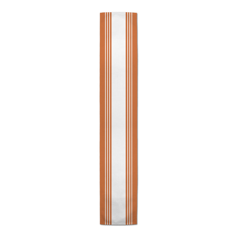 Chemin de table Breyana, P 16 po x L 90 po, Orange