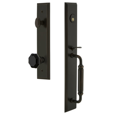 Carré Complete Inactive Dummy Handleset with Lyon Knob and Carre' Rosette