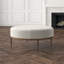 Urban Round Leather Ottoman