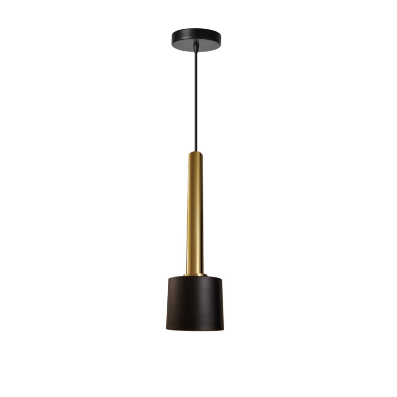 Luminaire suspendu cylindrique 1 lumière, Moyenne