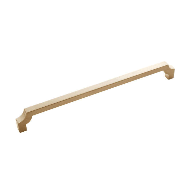 Monarch Collection Pull - Cabinet Pull - Transitional Hardware for Drawers & Cabinets, Champagne Bronze, 8-13/16"