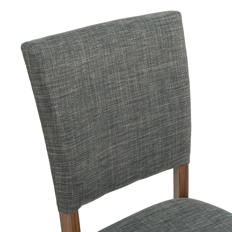 Ensemble de 4 chaises de salle à manger rembourrées de style transitionnel, Grey