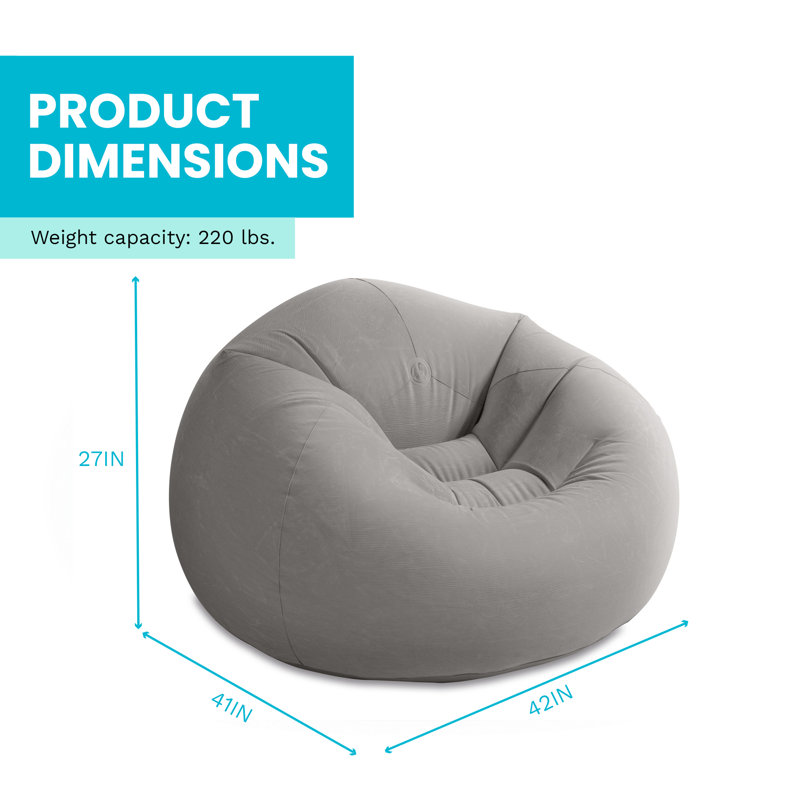 Fauteuil sac sans billes Intex Classic