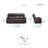 Karston 81" Traditional Microfiber Manual Double Lay Flat Reclining Sofa with Center Drop-Down Cup Holders-1913928403