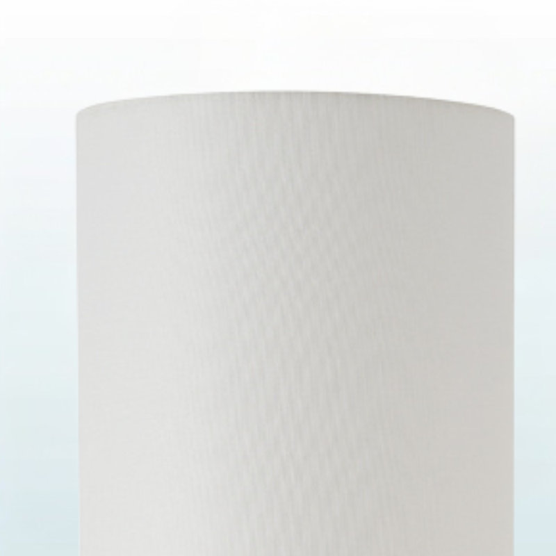 Lampe sur pied en métal ivoire / crème Mezo