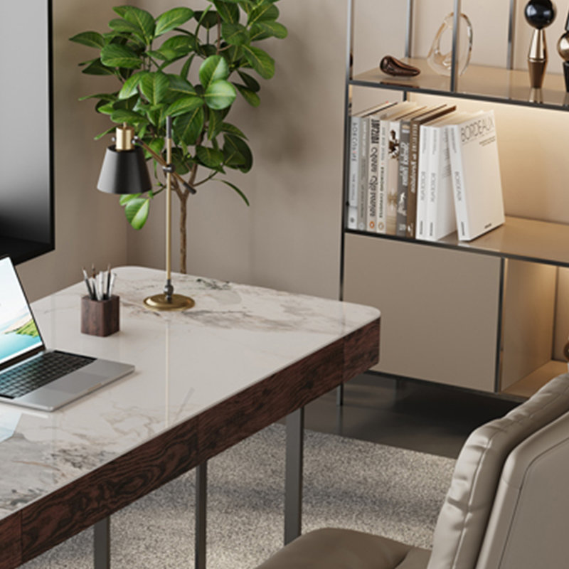 Unique and Stylish Desk, 29.92" H x 55.11" W x 23.62" D