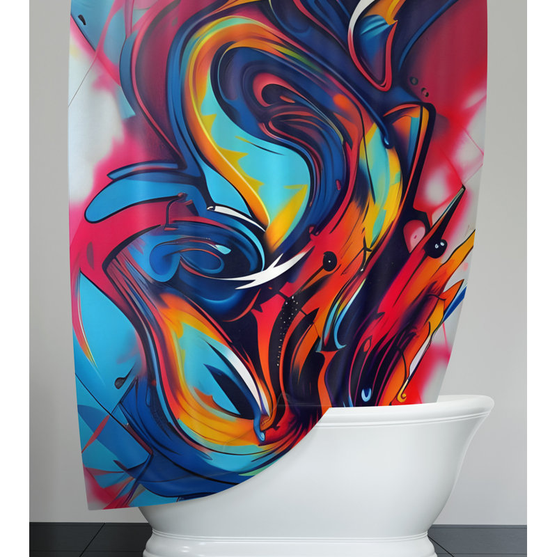Rideau de douche Clemmy, H 83 po x l 70 po