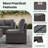 Wicker 6 - Person Modular Patio Conversation Sets with Cushions-168044853-168044852
