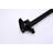 Stainless Steel Tub Faucet With Handheld Shower And Waterfall-Style Spout - Matte Black, High Flow, Rust & Corrosion , Freestanding For A Comfortable Bathroom Flow Filler Black Steel, Waterfall